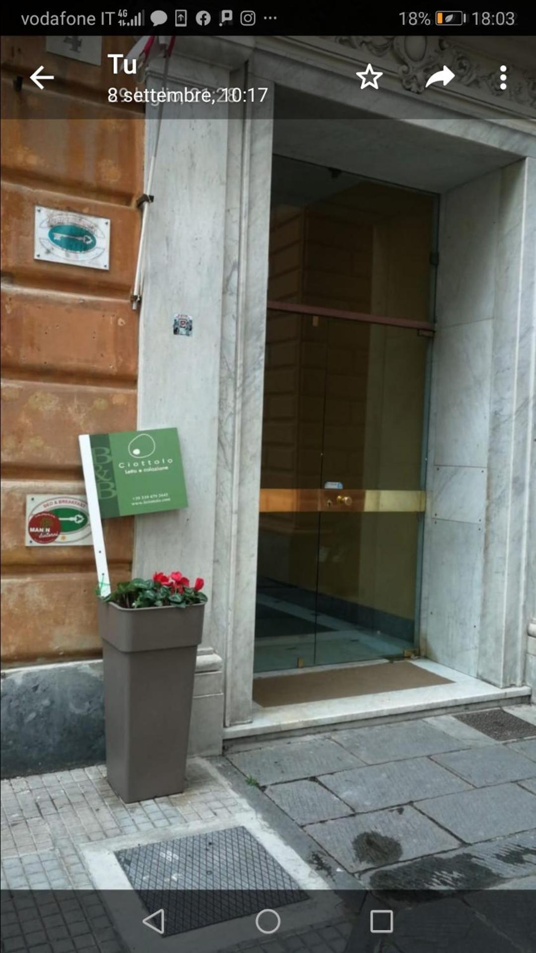 Il Ciottolo Bed & Breakfast Genova Exterior foto